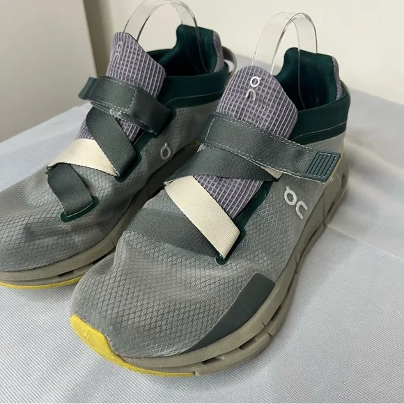 On Cloud Women’s Size 11 Tennis Shoes Cloud Nova Wrap Grey Lavender Sneaker Gym - Picture 2 of 11